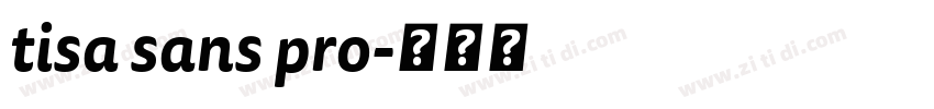 tisa sans pro字体转换